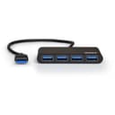 Port USB3.0 to 4 x USB3.0 5Gbps 4 Port Hub - Black image 4