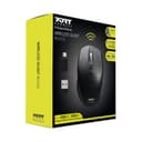 Port Connect Silent 1600DPI 3 Button Wireless Mouse - Black image 4
