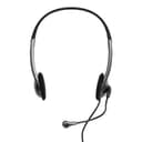 Port Stereo Headset with Mic with 1.2m Cable|1 x 3.5mm|Volume Controller - Black image 2