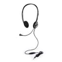 Port Stereo Headset with Mic with 1.2m Cable|1 x 3.5mm|Volume Controller - Black image 3