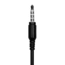 Port Stereo Headset with Mic with 1.2m Cable|1 x 3.5mm|Volume Controller - Black image 4