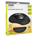 Port Ergonomic Gel Mouse Pad - Black image 1