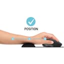 Port Ergonomic Gel Mouse Pad - Black image 4