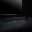 REDRAGON 2.0 Sound Bar ADIEMUS 2 x 3W RGB USB|Aux PC Gaming Speaker - Black image 6
