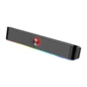 REDRAGON 2.0 Sound Bar ADIEMUS 2 x 3W RGB USB|Aux PC Gaming Speaker - Black image 3