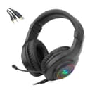 REDRAGON Over-Ear HYLAS Aux (Mic and Headset)|USB (Power Only)
RGB Gaming Headset - Black image 6