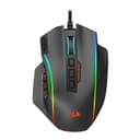 REDRAGON PERDICTION 4 12400DPI RGB MMO Ergo Gaming Mouse - Black image 1