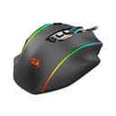 REDRAGON PERDICTION 4 12400DPI RGB MMO Ergo Gaming Mouse - Black image 3