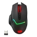 REDRAGON Mirage Pro 8000DPI RGB Wireless Gaming Mouse - Black image 1