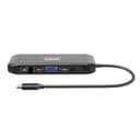 Port USB Type-C 4 x USB3.1|1 x Aux|Micro+SD Card Reader|1 x RJ45|1 x HDMI|1 x VGA|1 x Type-C PD Dock 100W - Black image 1