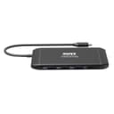 Port USB Type-C 4 x USB3.1|1 x Aux|Micro+SD Card Reader|1 x RJ45|1 x HDMI|1 x VGA|1 x Type-C PD Dock 100W - Black image 2