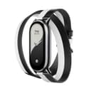 Xiaomi Smart Band 8 Double Wrap Strap - Black and white image 2