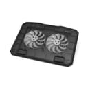 Port Ergonomic Notebook Cooler Pro, with Dual Fans and USB Ports image 1