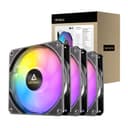 Antec P12 ARGB 120 PWM Case Fan 3 Pack - Black image 1