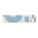 Redragon BS8772 Wireless Keyboard and Mouse Combo - Cream/Blue image 1