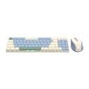 Redragon BS8772 Wireless Keyboard and Mouse Combo - Cream/Blue image 3