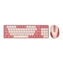 Redragon BS8772 Wireless Keyboard and Mouse Combo - Red/Pink image 1