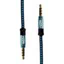 Gizzu 3.5mm AUX Cable 1.5m - Black/Blue image 2