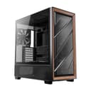 Antec FLUX ATX WOOD Mid Tower Gaming Chassis – Black image 1