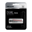 HIKSEMI Dual Slim 256GB USB3.2 Flash Drive image 4