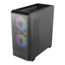 Antec NX416L ATX | Micro-ATX | ITX ARGB Mid-Tower Gaming Chassis - Black image 3