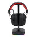 Redragon HA300 Scepter Pro RGB Headset Stand with USB Hub (4 x USB 2.0, RGB Lighting) image 3
