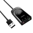 UGREEN CM129-40964 USB-A to 3.5mm External Stereo Sound Adapter - Black image 1