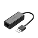 UGREEN CR110 Ethernet Adapter | USB 2.0 to RJ45 - Black image 1