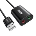 UGREEN USB to 3.5mm External Stereo Sound Adapter - Black image 2