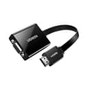UGREEN HDMI to VGA Adapter, with 3.5mm Audio and Power Port - Black image 1