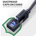 UGREEN Cat8 Nylon Braided Ethernet Cable - 40Gbps with Modular Plugs - 5m image 4