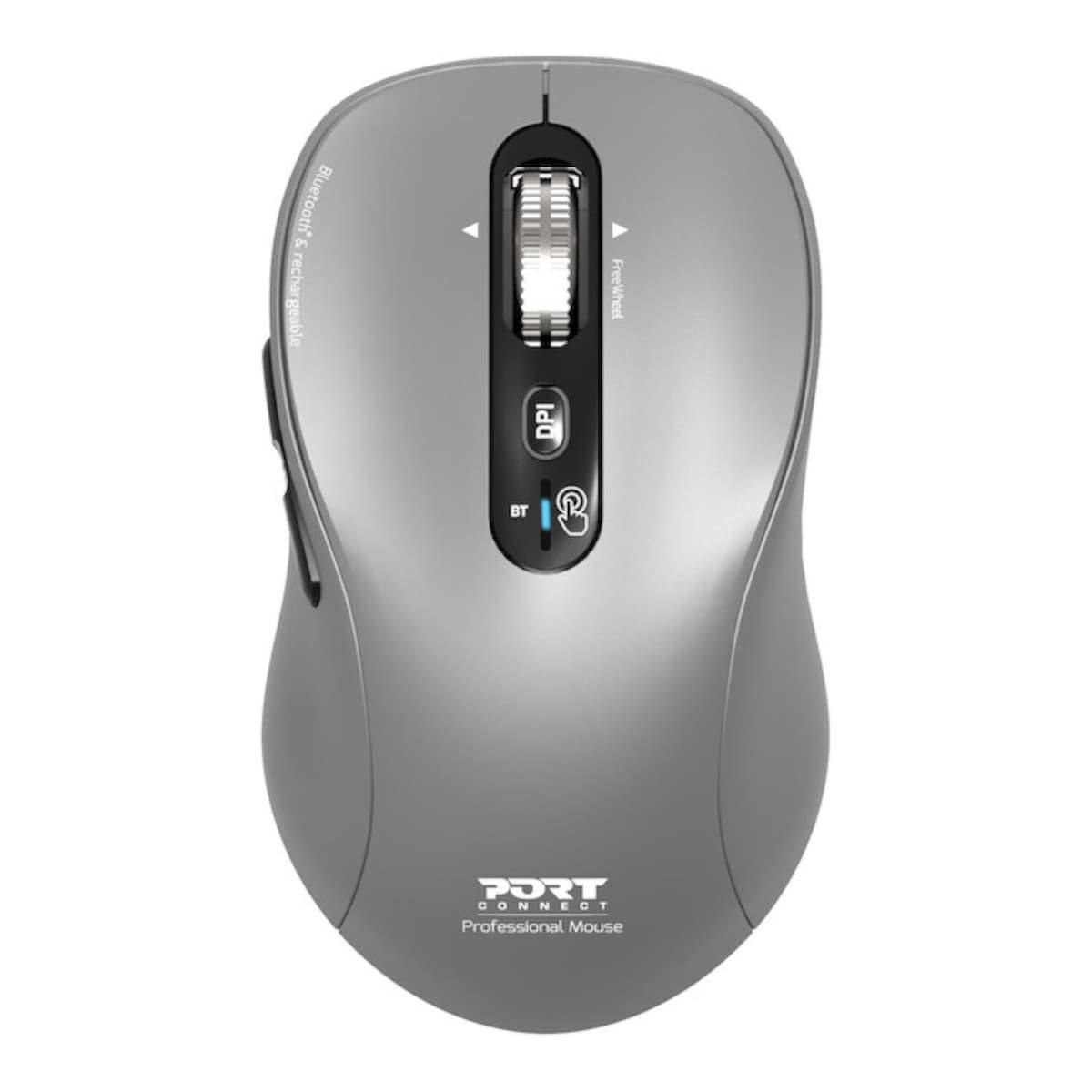 Port Connect Wireless Bluetooth Expert and Mac Mouse - Grey