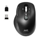 Port Connect Business 2.4GHz Rechargeable Bluetooth Wireless Mouse - Black image 1