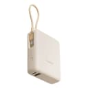 Xiaomi 33W Power Bank 10000 (Integrated Cable) - Tan image 1