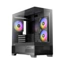 Antec CX500M ARGB Gaming Chassis | M-ATX | ITX | Type-C - Black image 1