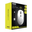 Port Connect Silent 1600DPI 3 Button Wireless Mouse - White image 4