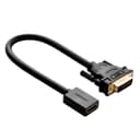 UGREEN DVI to HDMI Cable Adapter 15cm | Male to Female | 1080p Full HD – Black image 1