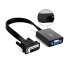 UGREEN DVI-D 24+1 to VGA Active Video Adapter (Male to Female) – Black image 1