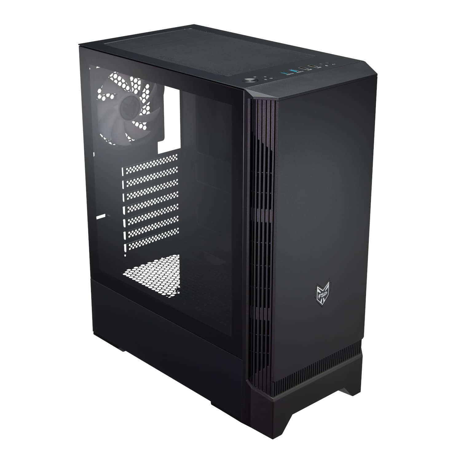 FSP CMT260 ATX Gaming Chassis - Black