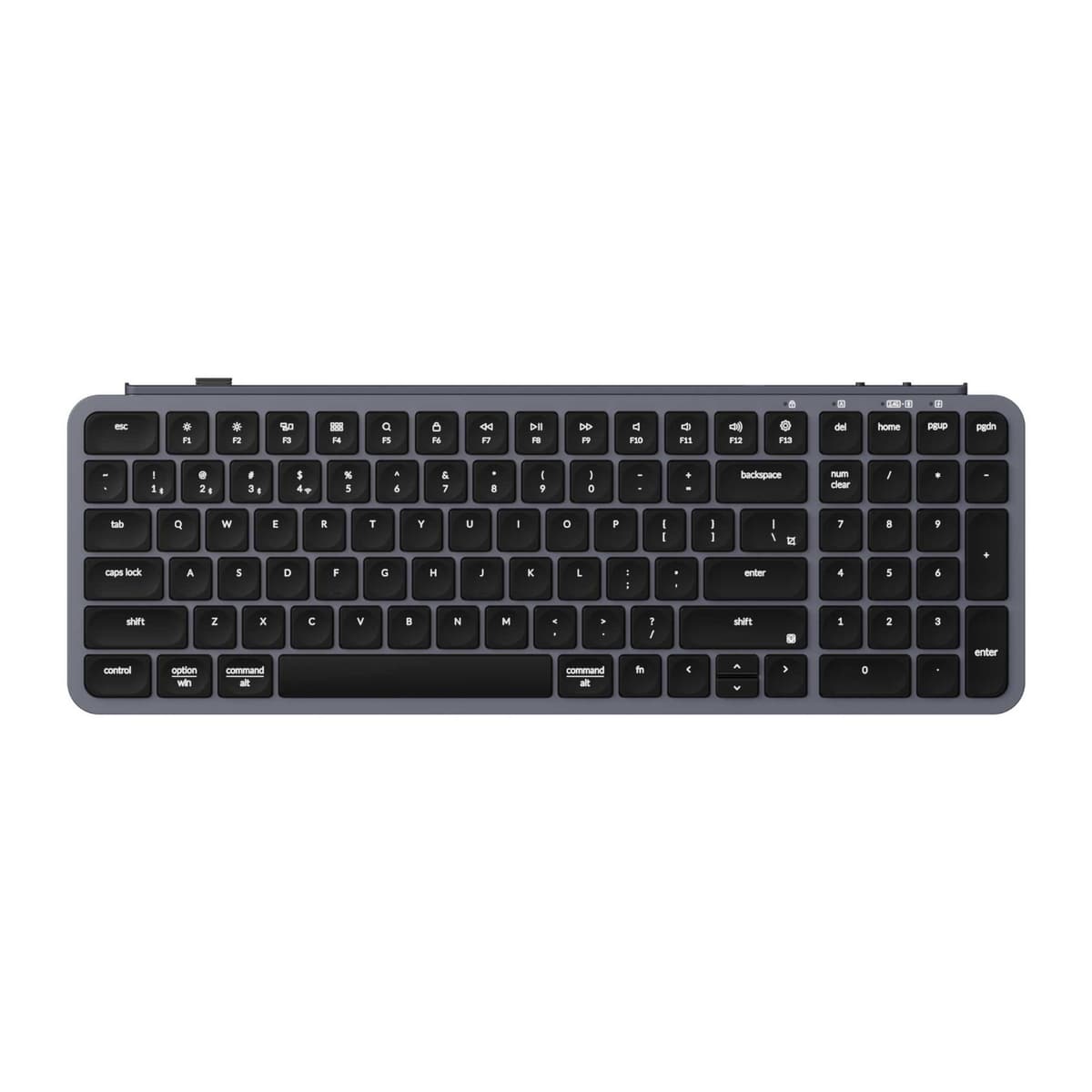 Keychron B2 Pro Ultra-Slim 96% Wireless Keyboard - Space Gray
