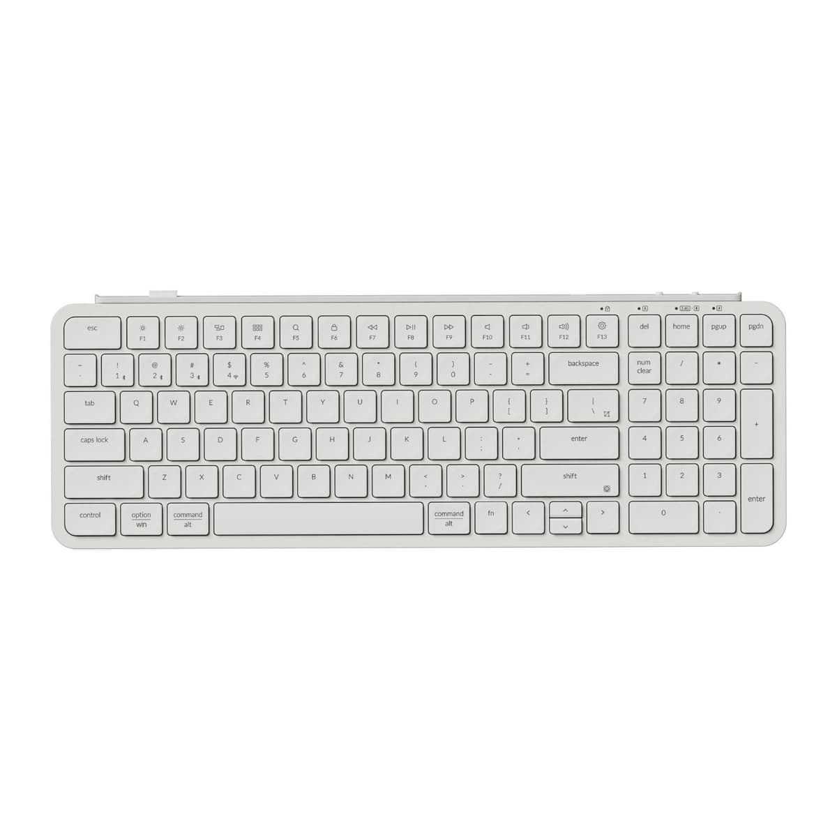 Keychron B2 Pro Ultra-Slim 96% Wireless Keyboard - Ivory White