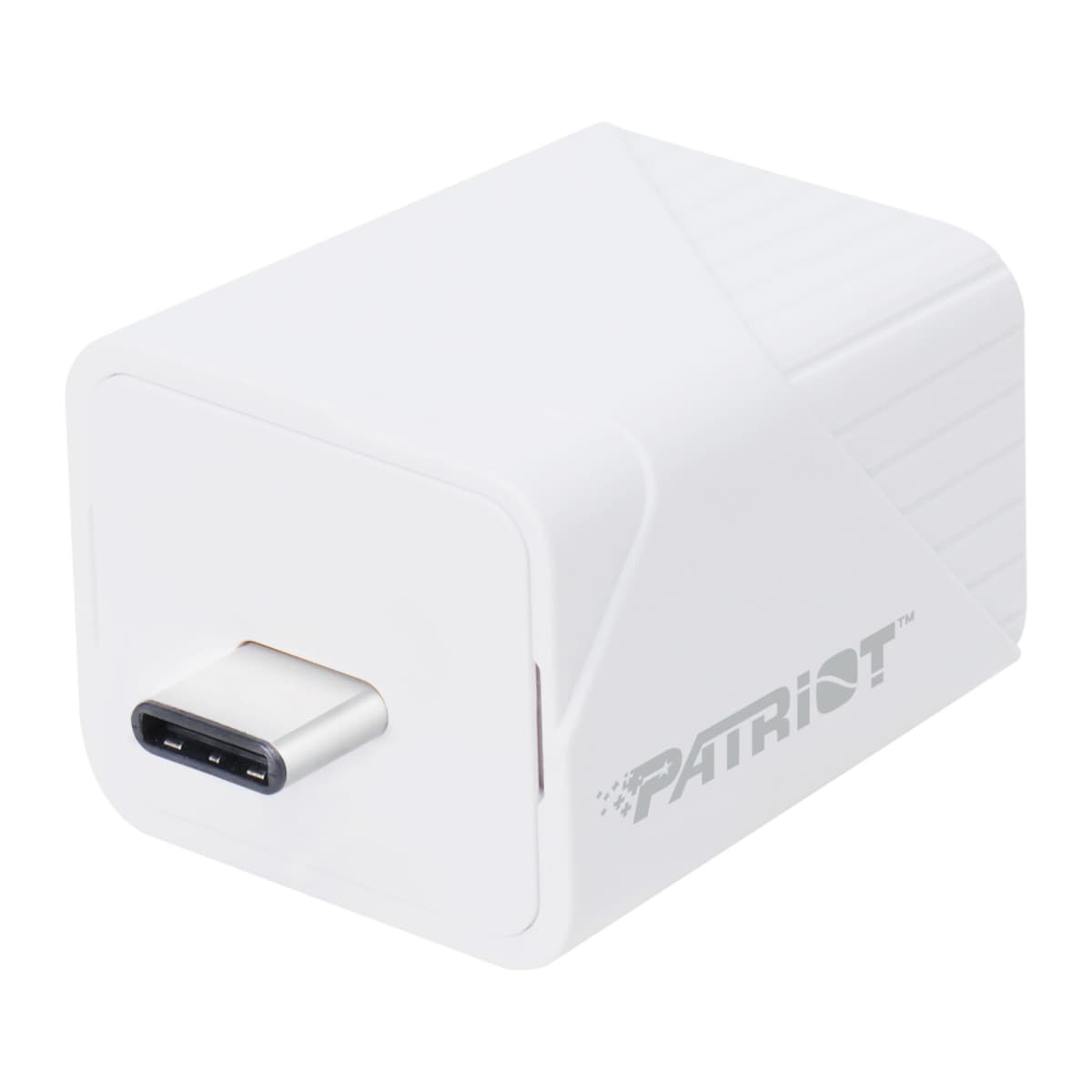 Patriot iLuxe Cube 128GB Type-C Smart Backup Solution - White