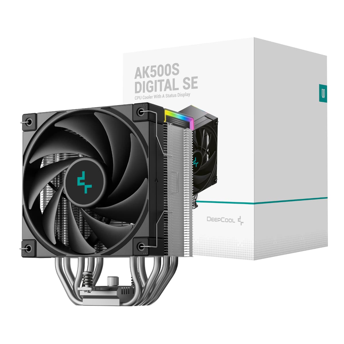 DeepCool AK500S Digital 120mm Air CPU Cooler - Black