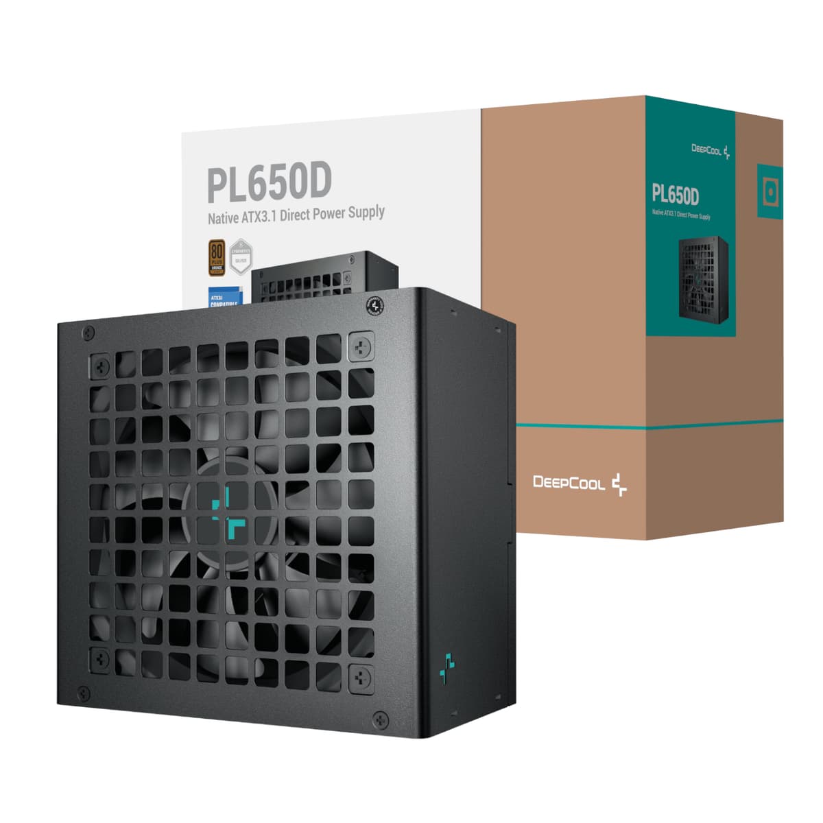 DeepCool PL650D 650W 80PLUS Bronze ATX3.1 Non-Modular Power Supply
